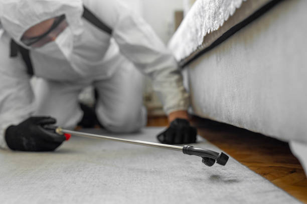 Professional Pest Control technician working in Weakley County County, TN